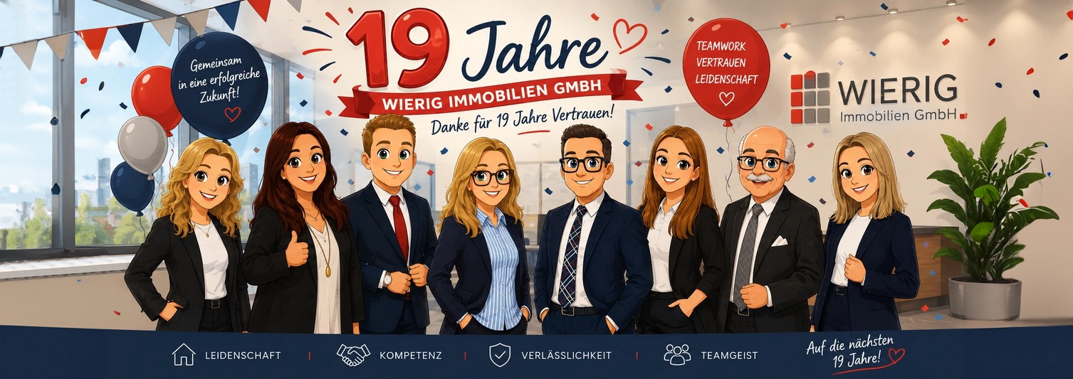 19 Jahre Wierig Immobilien
