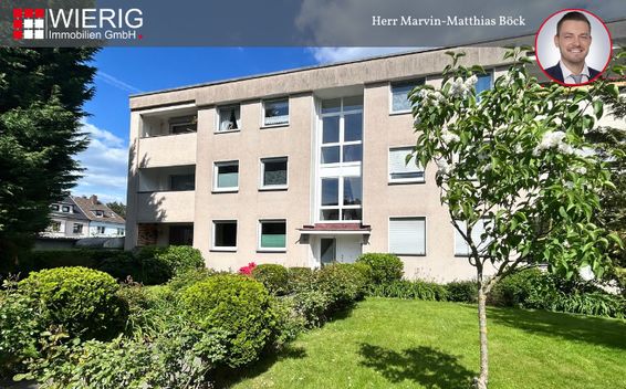 Charmante Erdgeschosswohnung mit 3 Zimmern und Garage in ruhiger Lage in Bochum-Laer